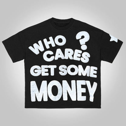 Chasing Money Graphic Print Cotton T-Shirt