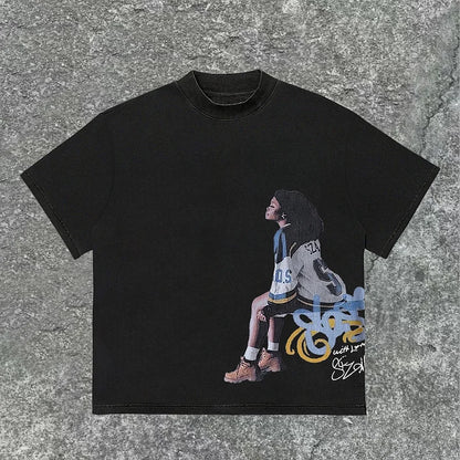 Vintage Sza Graphic Cotton T-Shirt