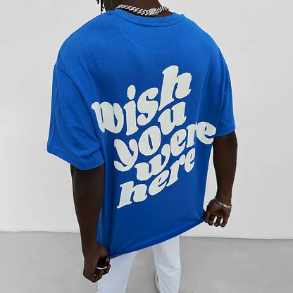 Wish You Were Here Graphic Print T-Shirt