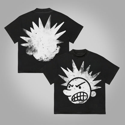 The Brain Explodes Print Cotton T-Shirt