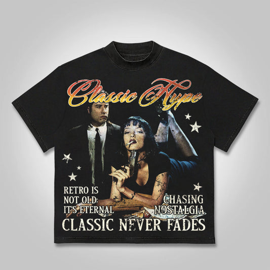 The Lowdown Revive The Classics Retro Graphics Cotton T-shirt