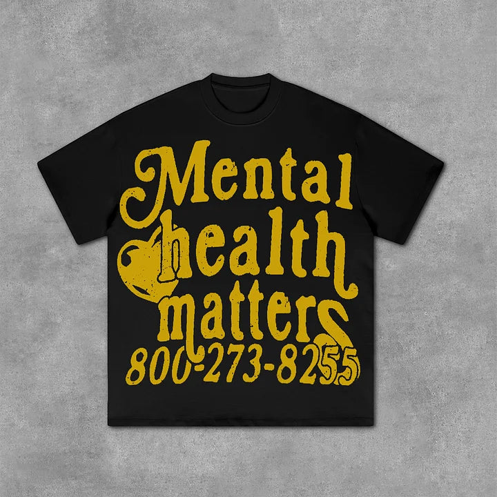 Mental Health Matters 100% Cotton T-Shirt