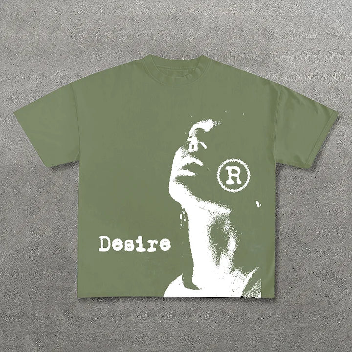 Vintage Desire Graphic Cotton T-Shirt