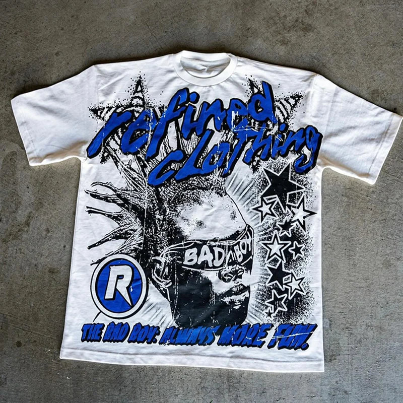 Bad Boy Graphic Print Cotton T-Shirt