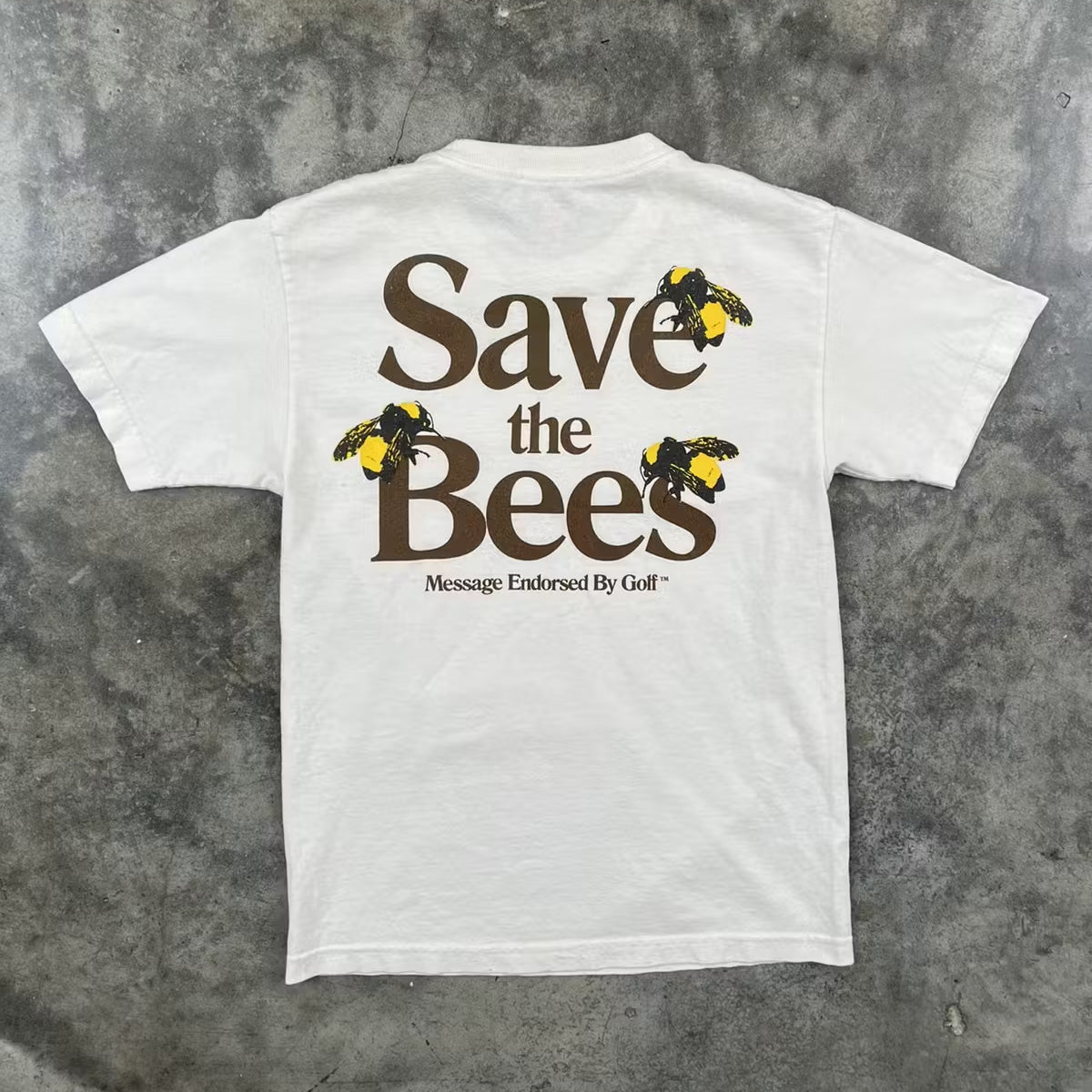 Golf Wang White Save The Bees T-Shirt