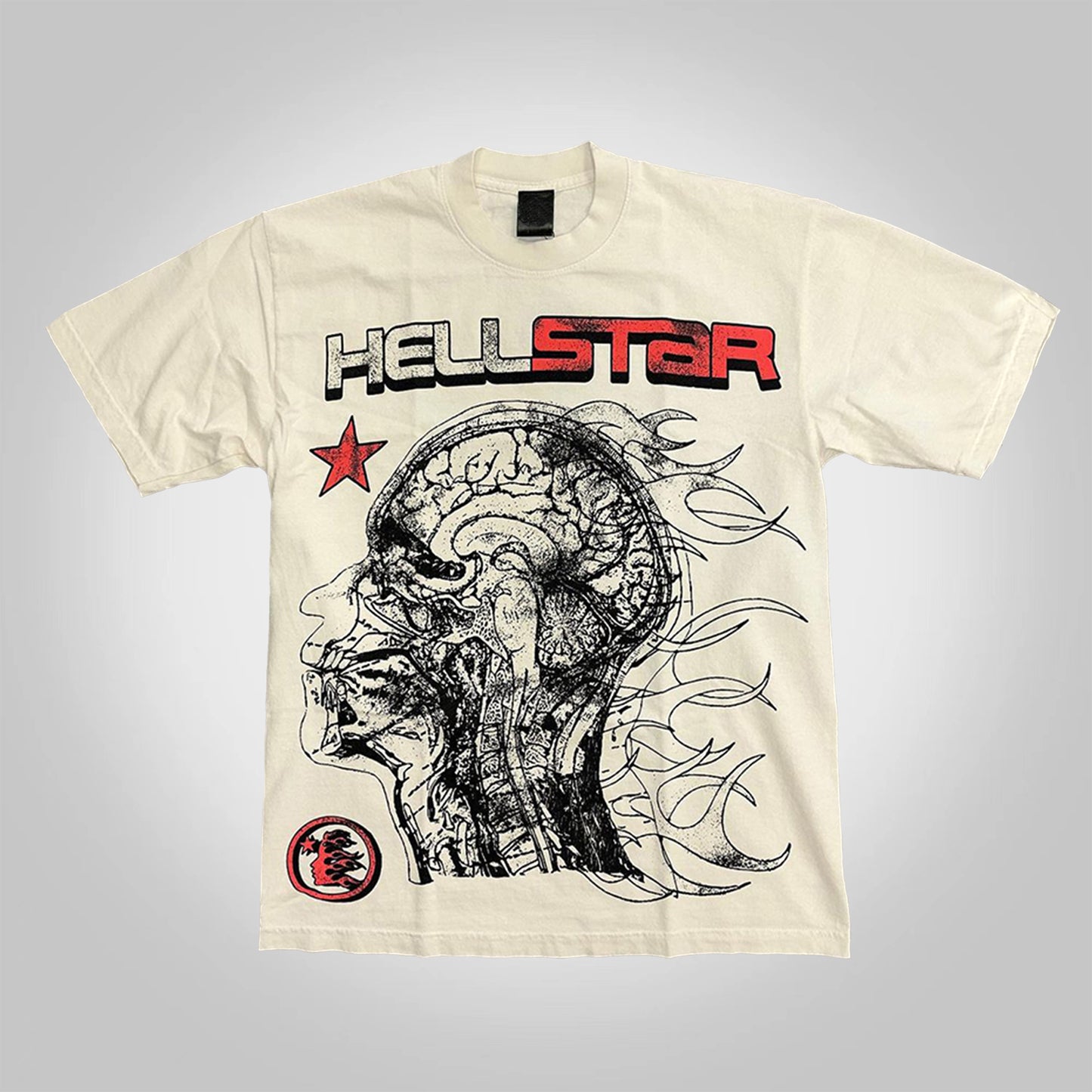 Y2k Vintage Hellstar 1996 Graphic Cotton T-Shirt