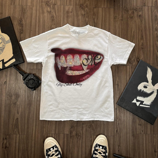 Fashionable Lip Print T-Shirt