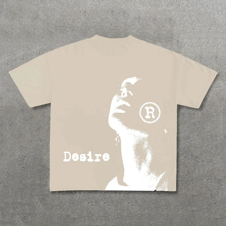 Vintage Desire Graphic Cotton T-Shirt