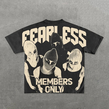 Vintage Fearless Members Only Graphic T-Shirt