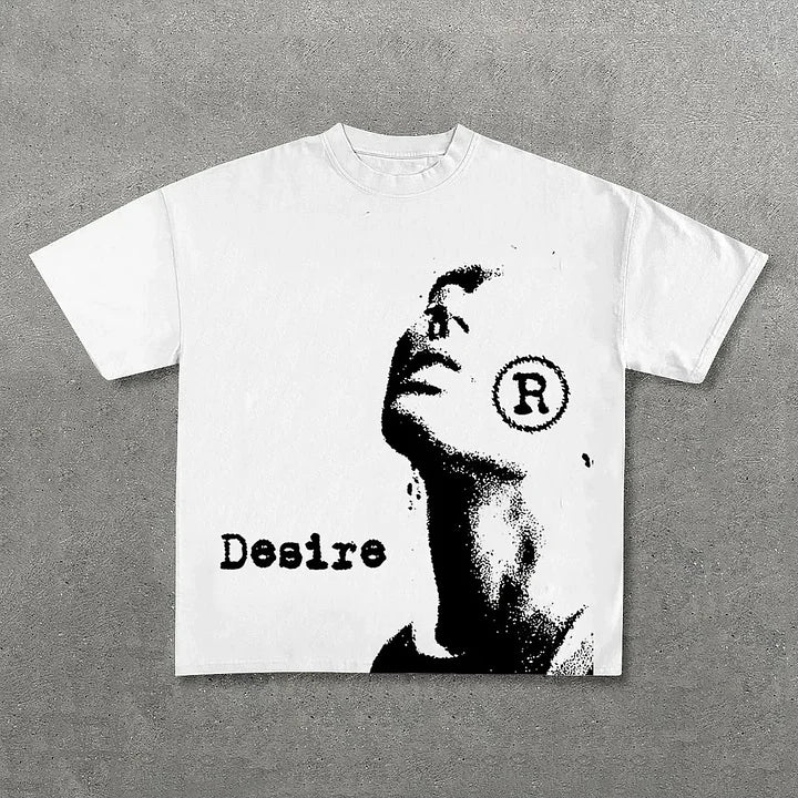 Vintage Desire Graphic Cotton T-Shirt