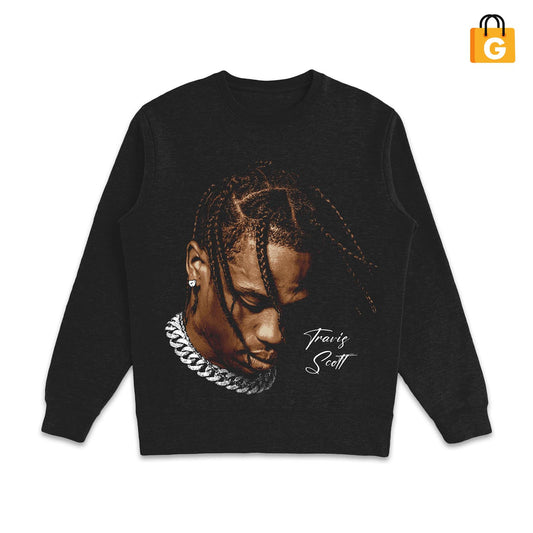 TRAVIS SCOTT GRAPHIC CREWNECK SWEATSHIRT