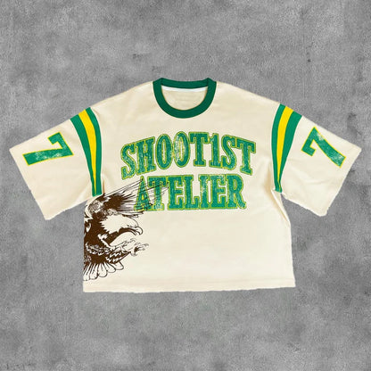 Vintage Shootist Atelier Print Graphic Cotton T-Shirt