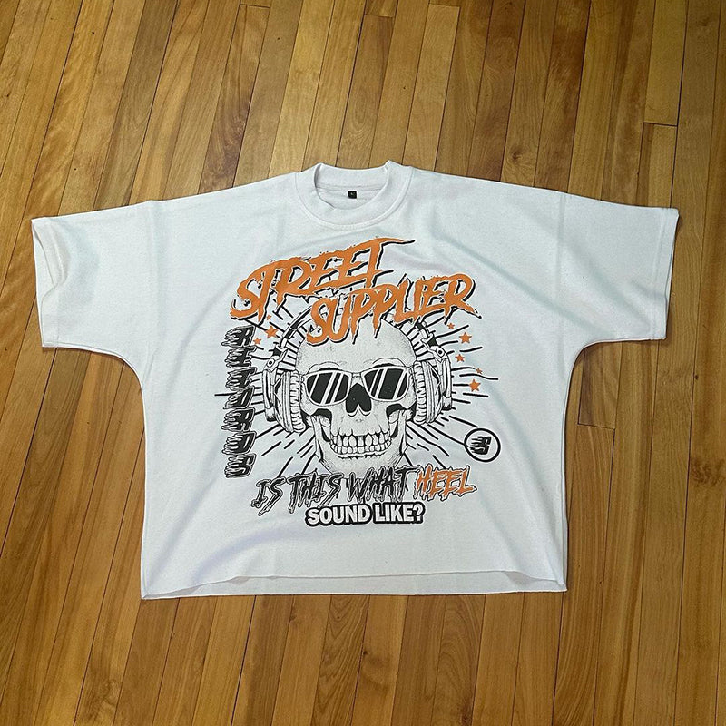 Vintage Street Supplier Graphic Print Cotton T-Shirt