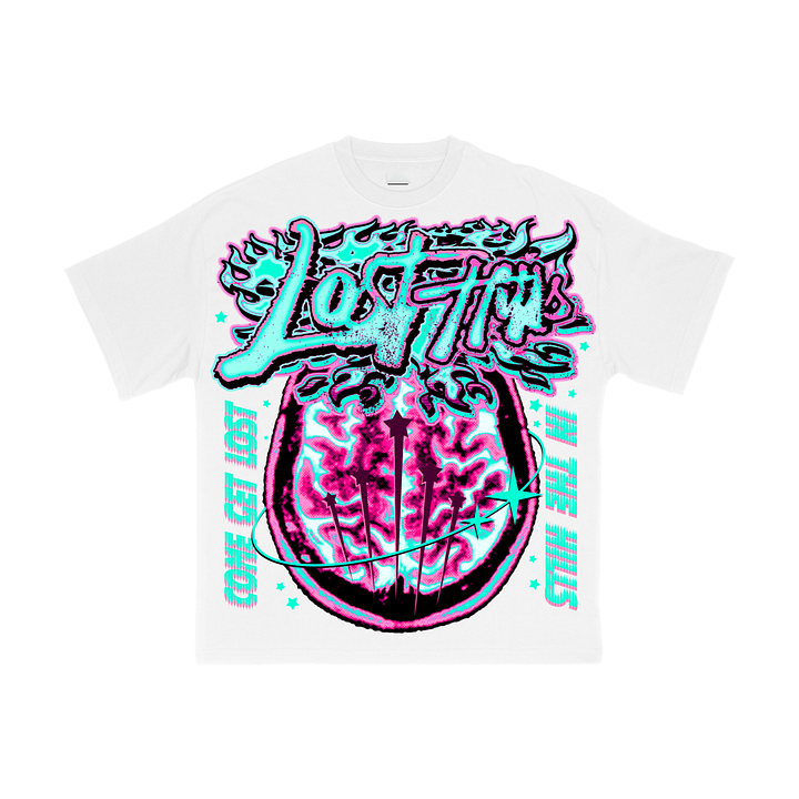 Retro Lost In The Hills Come Get Lost Graphics Cotton T-Shirt