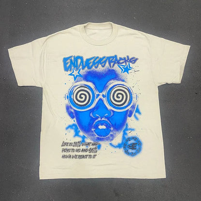 Y2k Fashion Vintage Endless Graphic T-Shirt