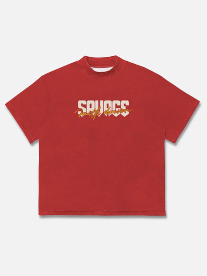 Savage Racer Graphic Cotton T-shirt